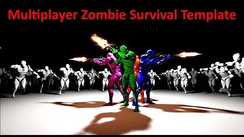 UE4 Multiplayer Zombie Survival Template - Release Trailer (Check Description for Link)