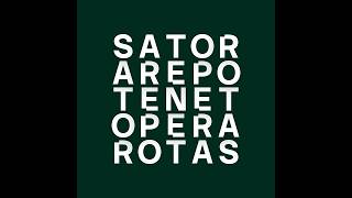 Stack Sans Notch (variable font) — Sator Square #kinetictypography