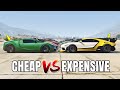 GTA 5 ONLINE - CHEAP VS EXPENSIVE (WHICH IS FASTEST?) | SUPERCARS