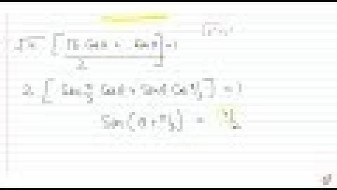 Solve that following equations : `sqrt(3)costheta`+ `sintheta=1`