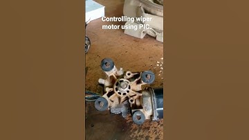 Controlling wiper motor using PIC12f.