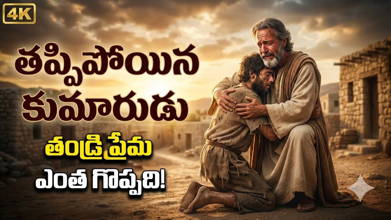 తప్పిపోయిన కుమారుడు ఉపమానం | Luke 15:11-32 పూర్తి కథ | యేసు చెప్పిన గొప్ప బోధ #biblestory #sunday 