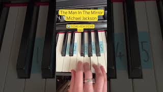 How to play The Man In The Mirror by Michael Jackson on piano #pianotutorial #easypiano #learnpiano