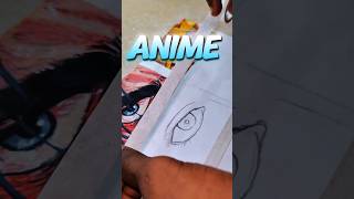 Gojo Eyes Drawing | Day 3 of 8 Days Anime Eye Drawing Challenge 👀🔥 #gojo