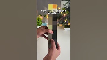 I love this Minecraft torch 🔦#minecraft #torch #light #fyp