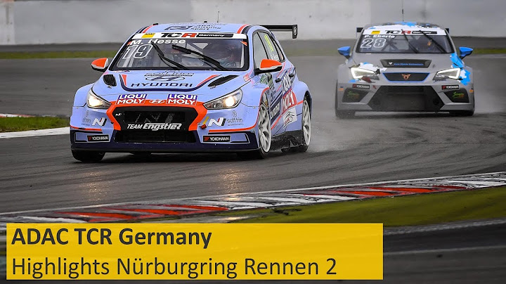 Regenchaos in der ADAC TCR Germany am Nürburgring