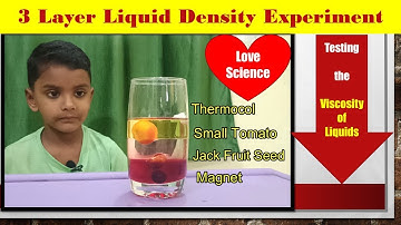 3 Layer Liquid Density Science Experiment - Denser than you Think!