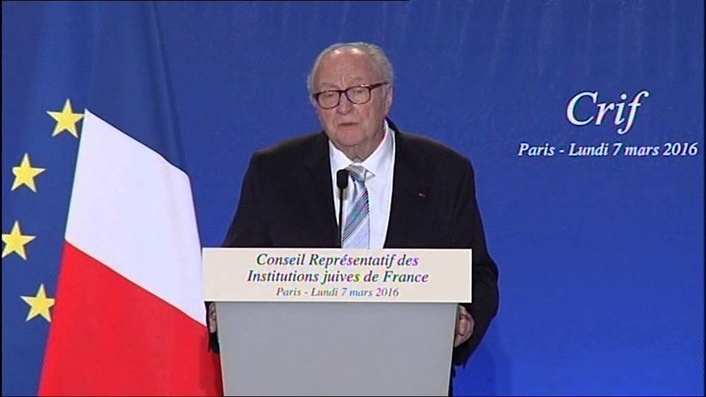 Discours de Roger Cukierman au Dîner du Crif 2016