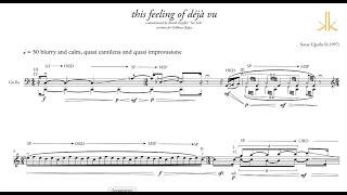 this feeling of déjà vu. Senay Uğurlu, Mehmet Gökhan Bağcı