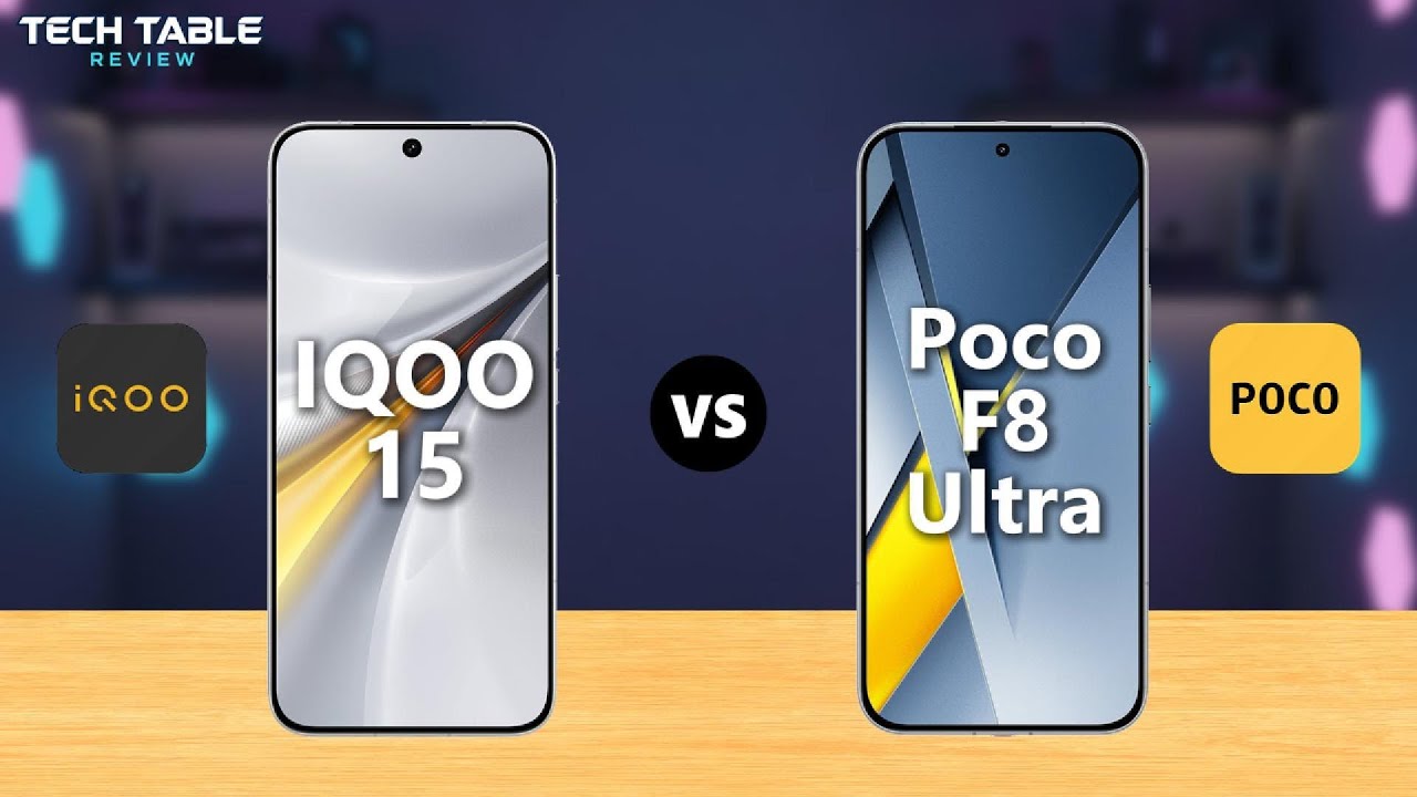 iQOO 15 vs Poco F8 Ultra – Performance Phone Battle 2026