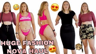 Huge Try On Haul Fashion Nova Hannah Garske