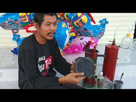 Membuat Sendiri Alat Tabung Produksi Gas Pengisian Balon Terbang, Balon Karakter / Gas Helium