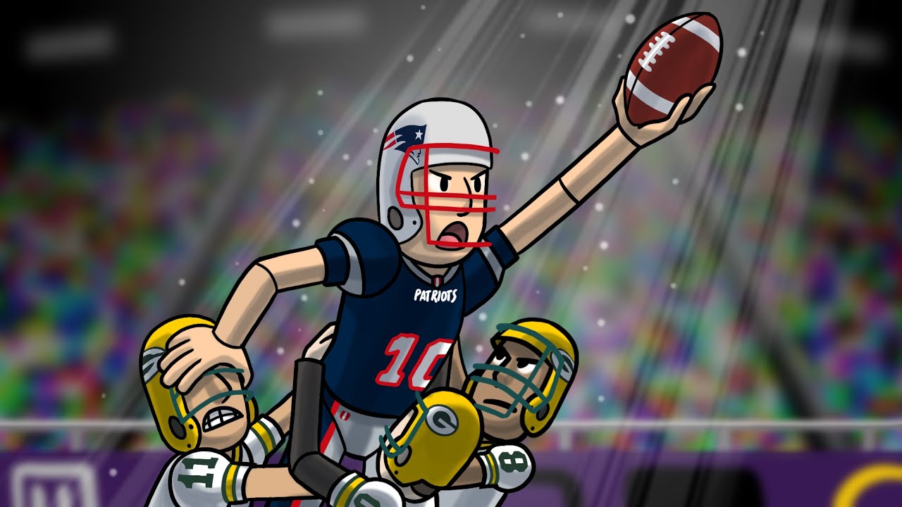 Do Patriots Comeback To Win Against Packers Football Universe Youtube - roblox football stars team logo codes