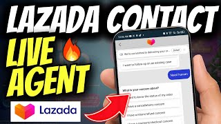 How to Contact Lazada Live Agent - Easiest Method!