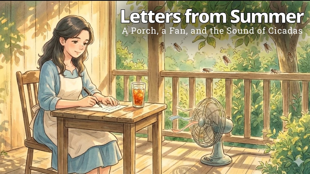 A Fan, a Porch, and Summer Letters — Cozy Ghibli ASMR.