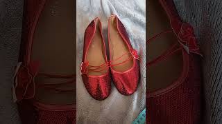 Pomysły Na Stylówkę Baleriny Damskie Czerwone Rozmiar 39