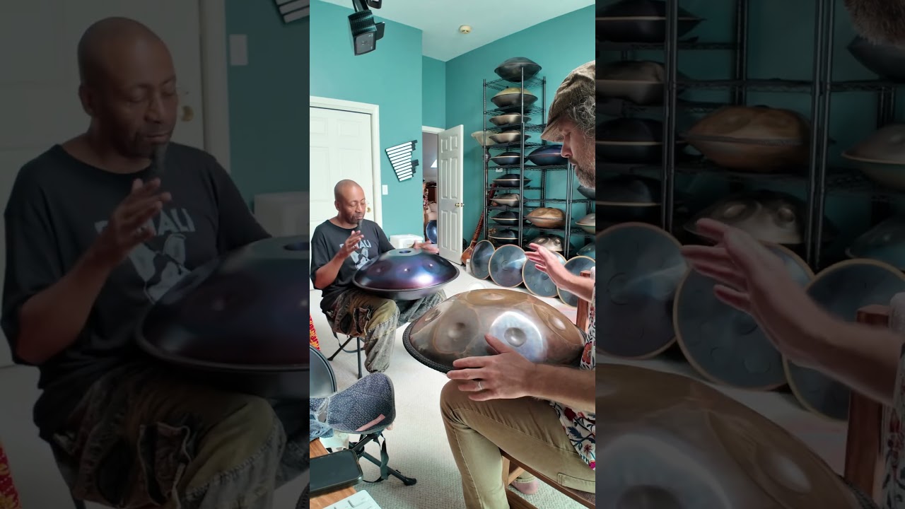 2 handpan Jam- Pantheon Steel and SonidoDeMano #handpan #percussion