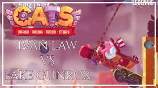 TROLL VS TROLL VS FAKE GUNROX! | CATS Crash Arena Turbo Stars screenshot 3