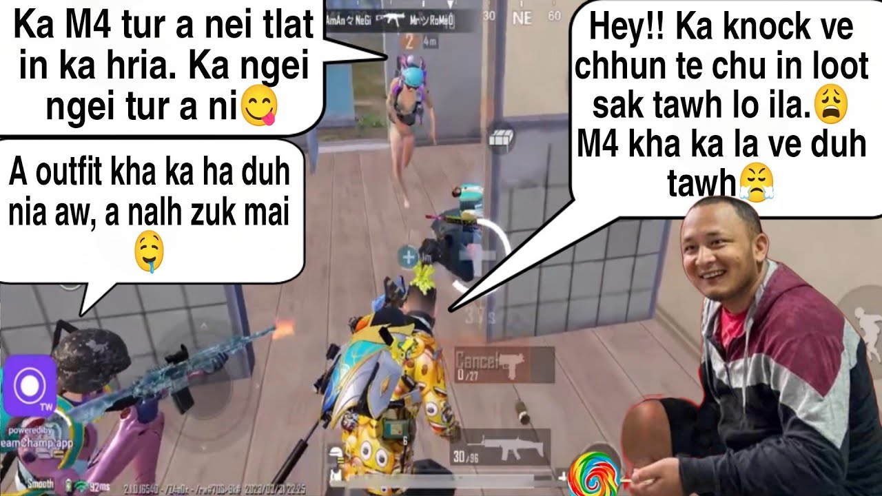 I bengchheng chelchul lutuk a, misual pawh ka hrehrang tawh lo😆 | PUBG FUNNY MOMENT - 93