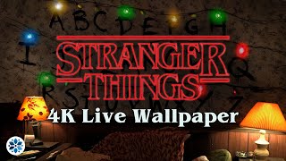 Stranger Things Light Wall In 4k With Concentration Music | What Is Will Byers Saying? screenshot 4