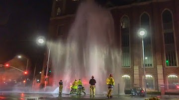 *Hit and Run* Car Shears Hydrant In Front of USC lecture hall