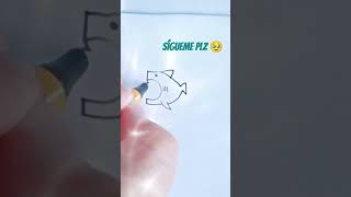 Dibujo # facil hecho con #numero 5 prueba lo #youtubeshorts #shorts #fyp #fypシ #viral