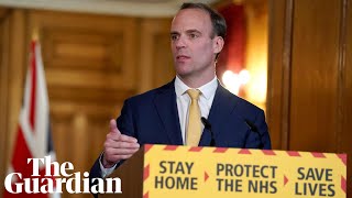 Coronavirus: Dominic Raab gives daily briefing on outbreak in UK – watch in full