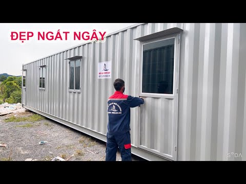 Video Khám phá Container văn phòng 40 feet cùng Đỗ Mười... - youtube