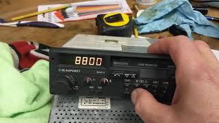Blaupunkt Reno 2 Security Code Entry