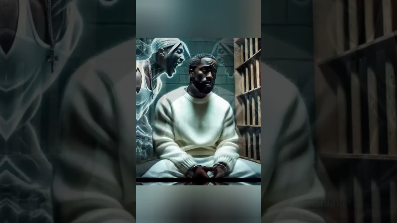2Pac's spirit visiting Diddy in Prison(Artwork) 