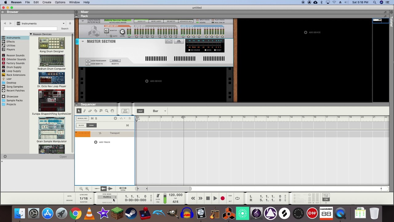 How to Rewire Reason into Logic Pro, Pt. 1 - YouTube