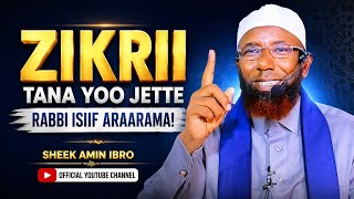 Sheek amin ibro, Zikrii ajaa'ibaa kana yoo jette rabbiin siif araarama!2026