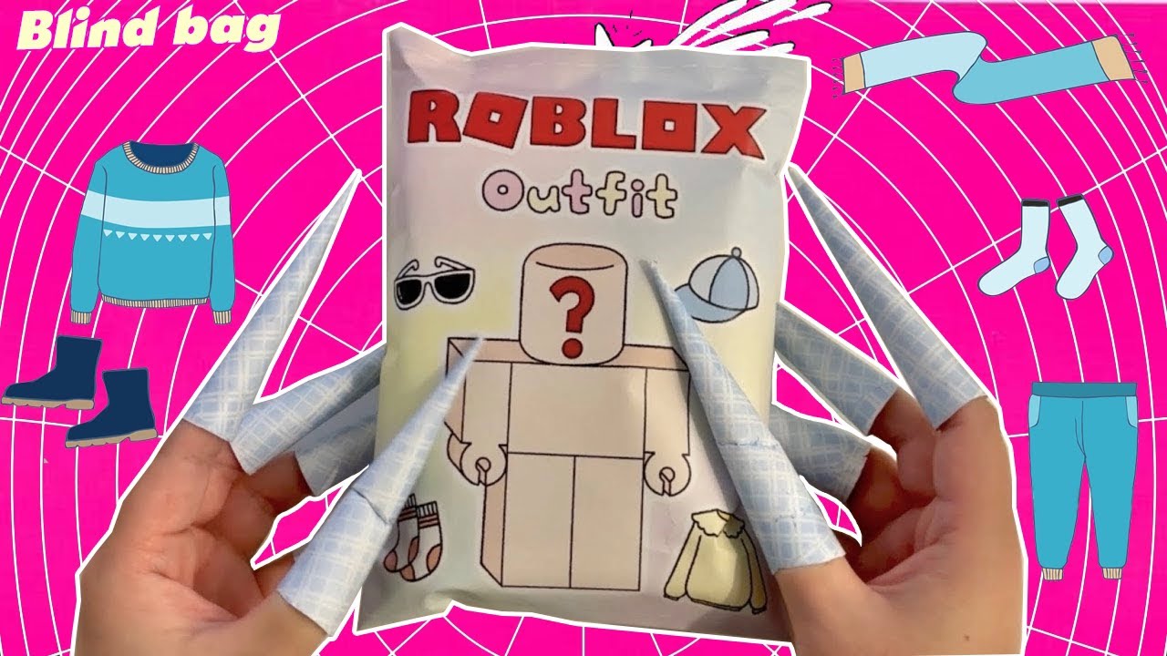 How to make diy blind bags roblox dress up｜TikTok Search