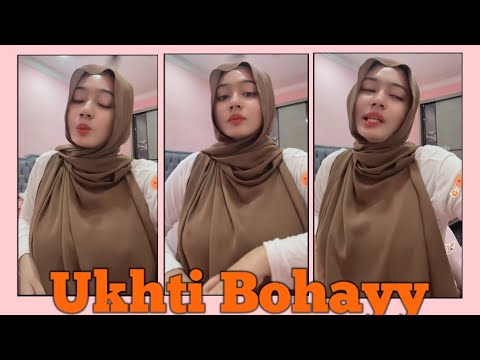 Hijab style Ica_icaa Kerudung Coklat baju putih nak tengok