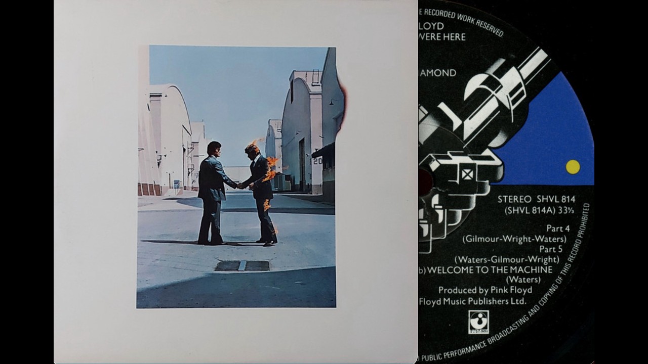 英LP Pink Floyd Wish You Were Here UK盤 Pink Floyd - 1st UK press - Wish You Were Here - side 1 - YouTube