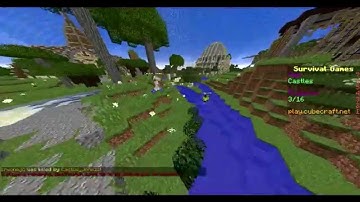 CubeCraft / HungerGames / Hacker (Kill Aura Hack) / Cactus_Jonezz