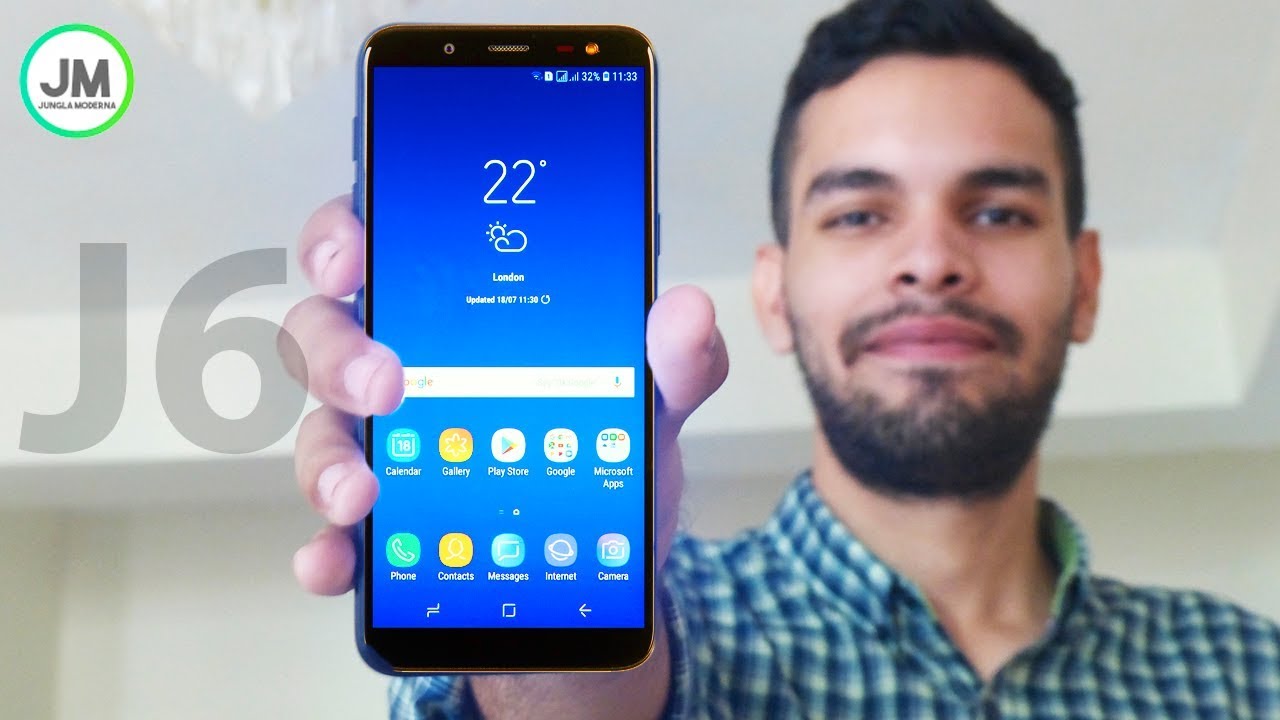 Review del Samsung Galaxy J6: OJO a su Cámara Frontal! - YouTube