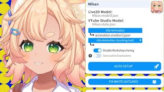 Mikan shows off Vtube Studio behind the scenes on Linux