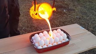 EXPERIMENT LAVA vs EGGS