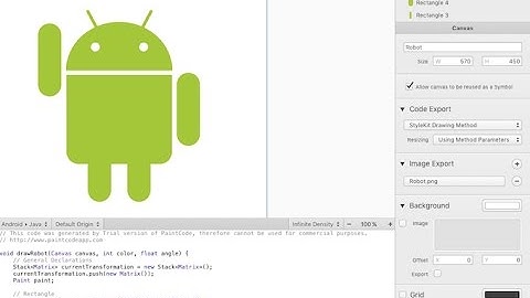 Android Export from PaintCode