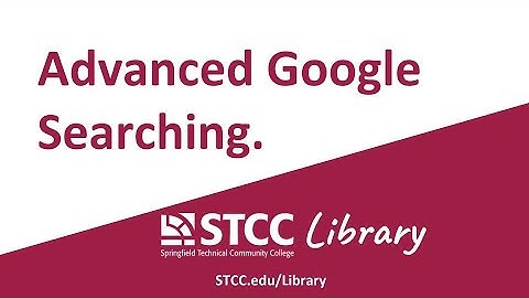 Advanced Google Searching