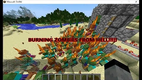 MINECRAFT: 1.9 snapshot -new command blocks- instant zombie apocalypse!! (15w34d)
