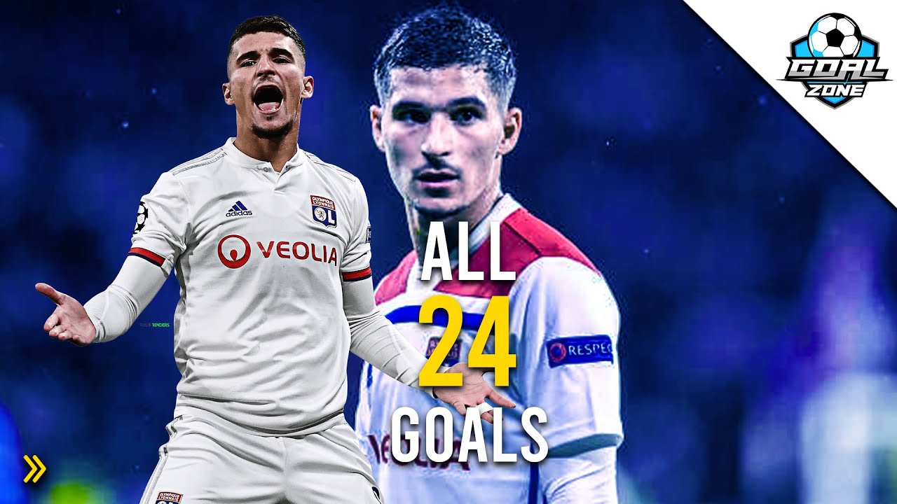 Houssem Aouar - All 24 Goals for Lyon So Far