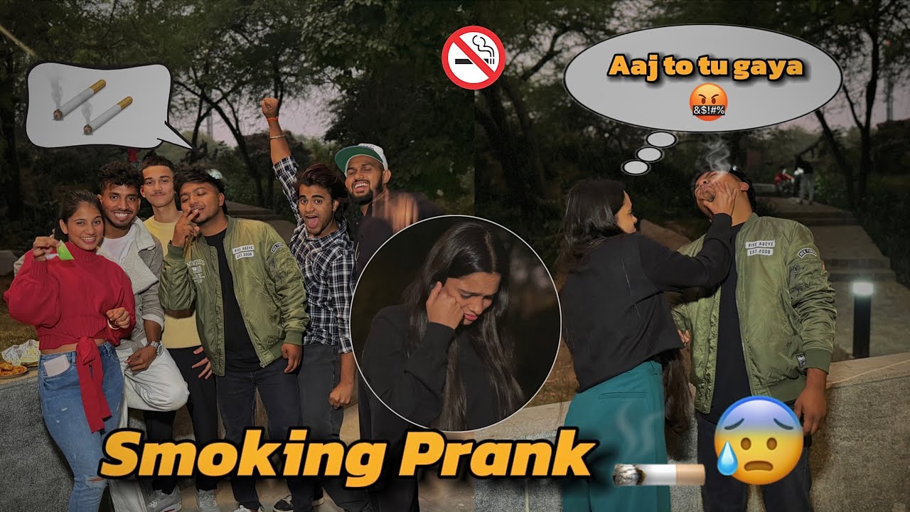 SMOKING PRANK ON MY GIRLFRIEND 😰🚬 || PRANK GONE WRONG 😭❌ || KHUSHMIT