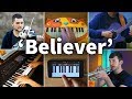 Who Played It Better: Believer (Piano, Guitar, Violin, Trumpet, Garageband, Cat Piano)