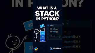 What Is a Stack in Python 📚 LIFO Explained in 30 Seconds! #Shorts