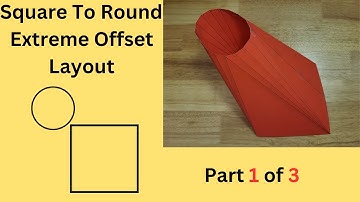 How to make a Square to Round layout with Extreme offset part 1 of 3