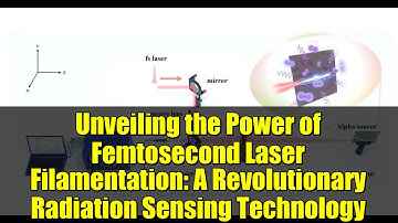 Unveiling the Power of Femtosecond Laser Filamentation: A Revolutionary Radiation Sensing Technology