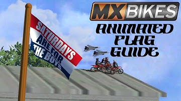 EVERYTHING YOU NEED TO KNOW about ANIMATED FLAGS on MX BIKES | MXB Track Building Guide