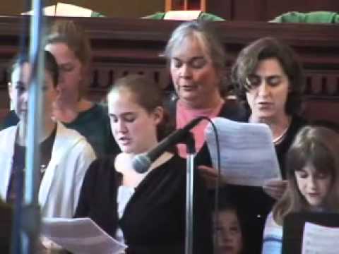 The Williamsburg Flood Chorus singing May 16, 1874